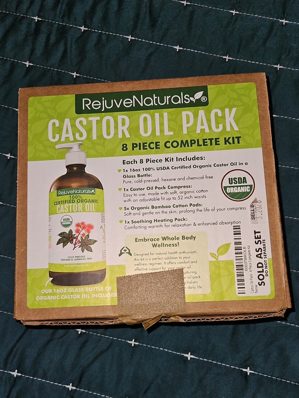 *NIB Castor Oil Pack Kit